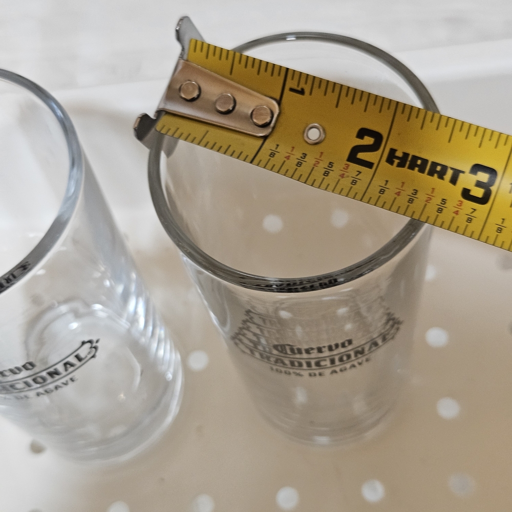 2 JOSE CUERVO Tradicional Tequila Tall Highball Glasses 10 oz - Picture 3 of 4